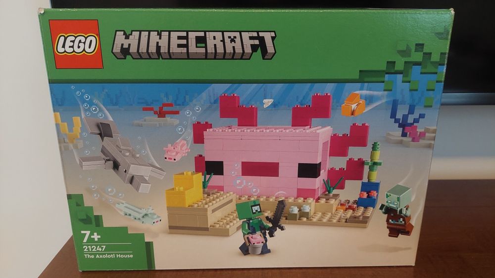 Lego Minecraft 21247 Dom aksolotla. Jak nowe.  Polecam!