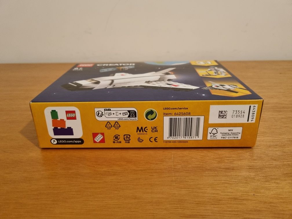 Lego Creator 3-in-1  Space Shuttle [novo]