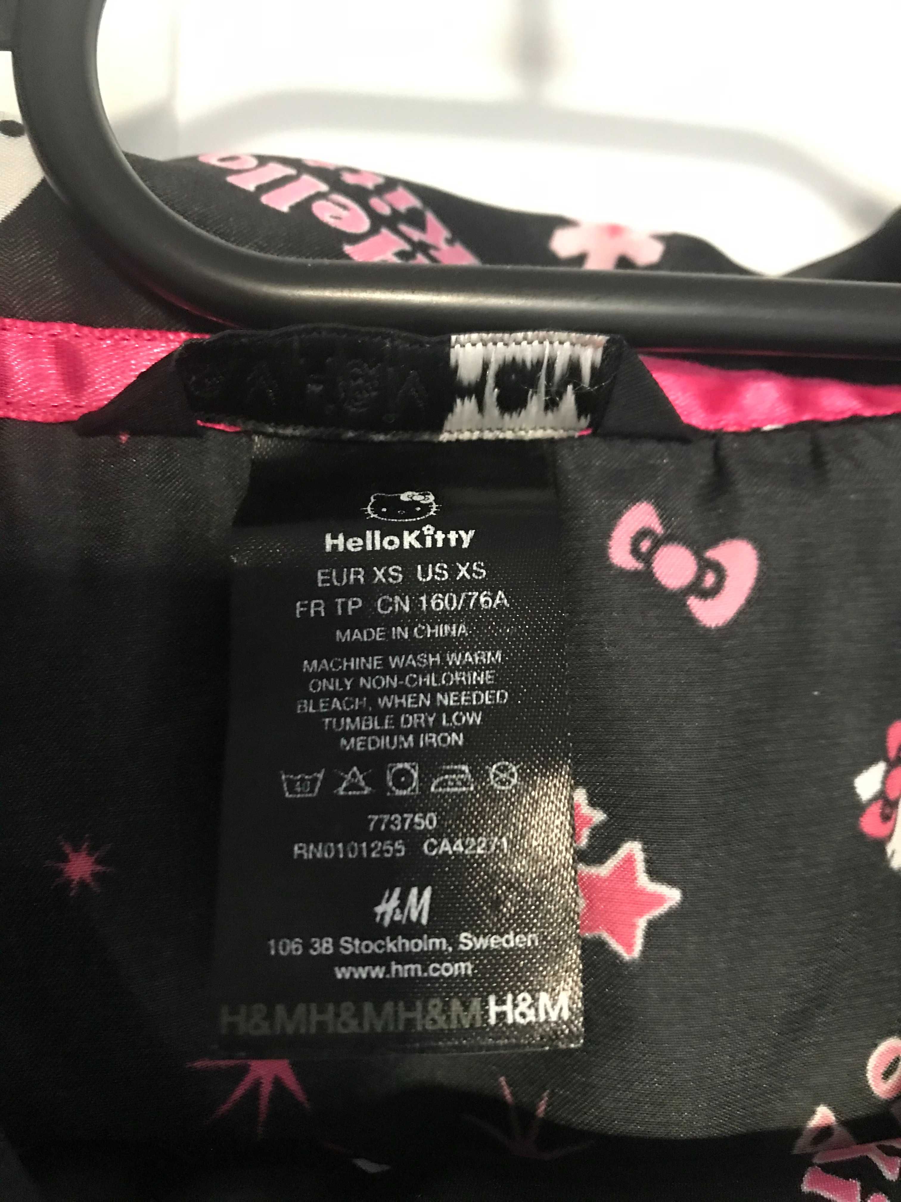 piżama damska Hello Kitty XS satynowa