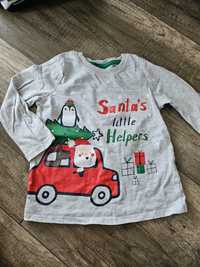 Koszulka chlopieca bluzka dziecięca 98 motyw świąteczny święta