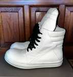 Rick Owens Geobasket Milk White