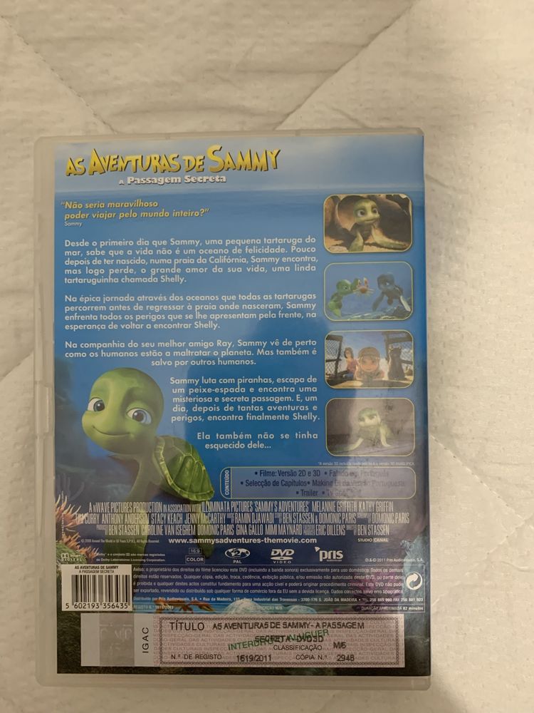 As aventuras de Sammy: A passagem secreta (DvD)