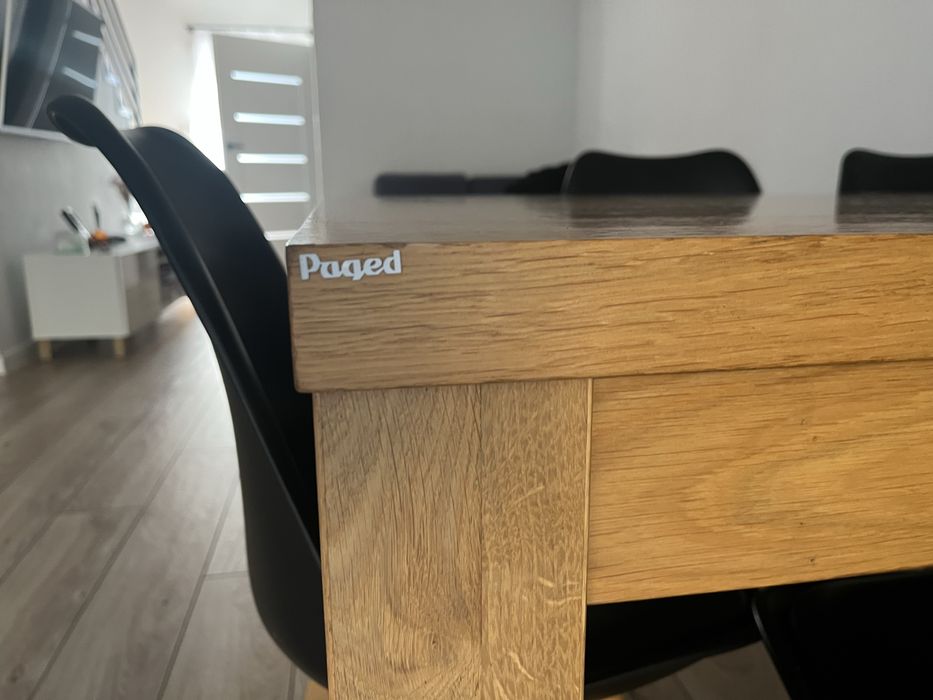 Stół drewniany rozkładany paged 145/190/235x85