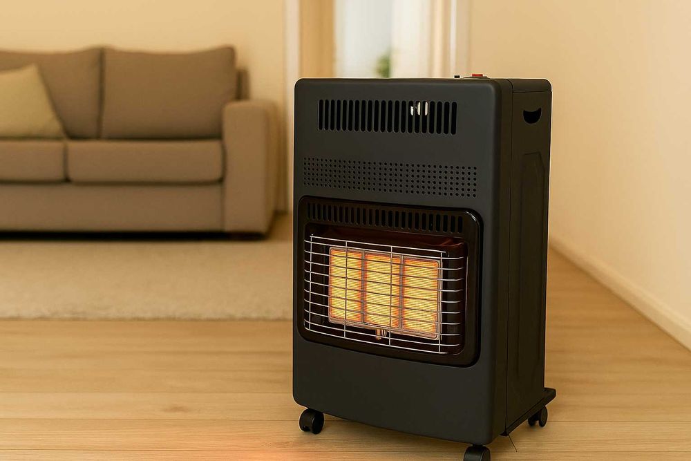 Nowy Grzejnik Gazowy 4200W Pionowy Do Domu 420x730 mm