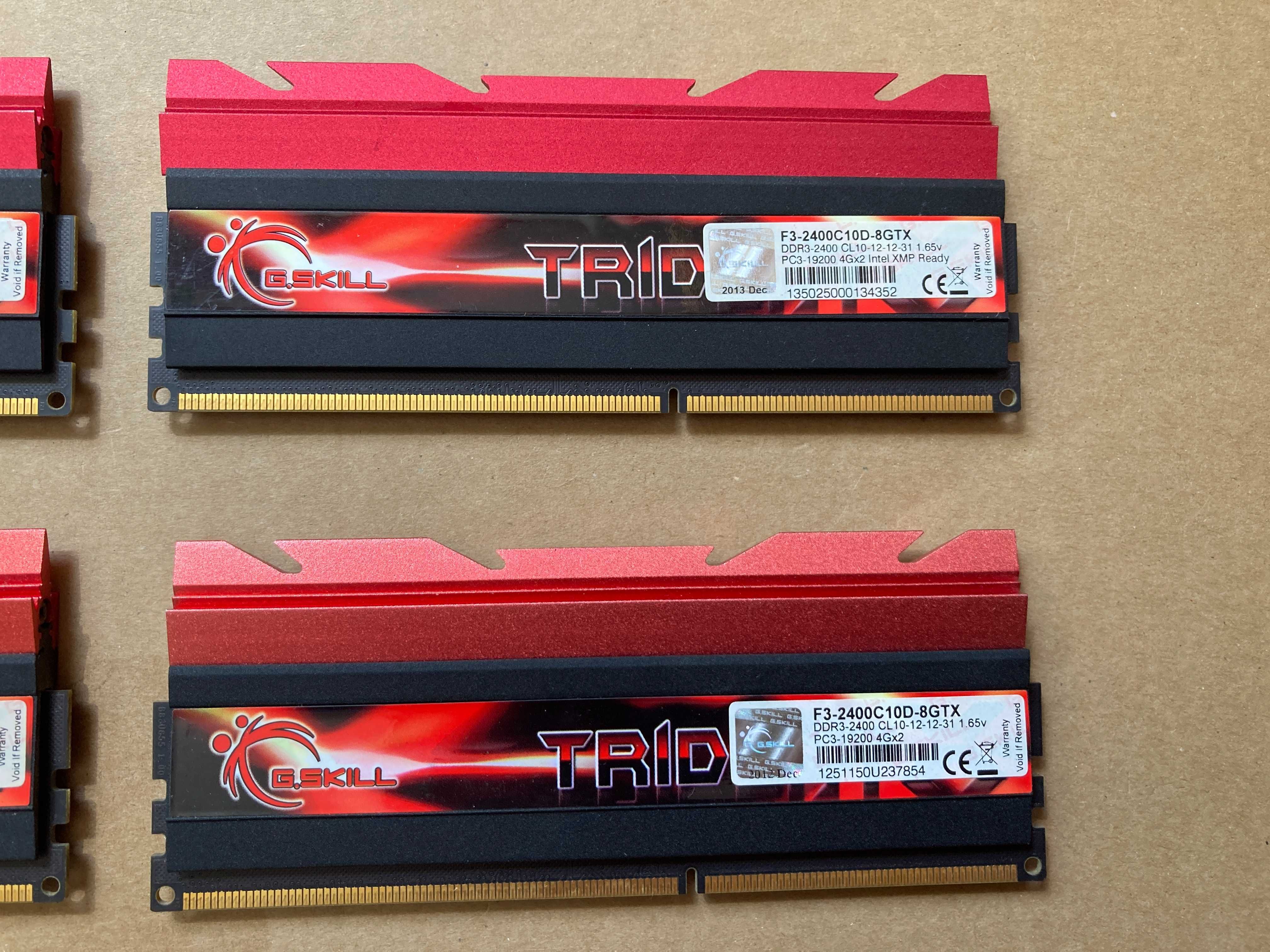 Топ ОЗУ DDR3 16GB 2400MHz (4x 4GB kit) G.Skill TridentX