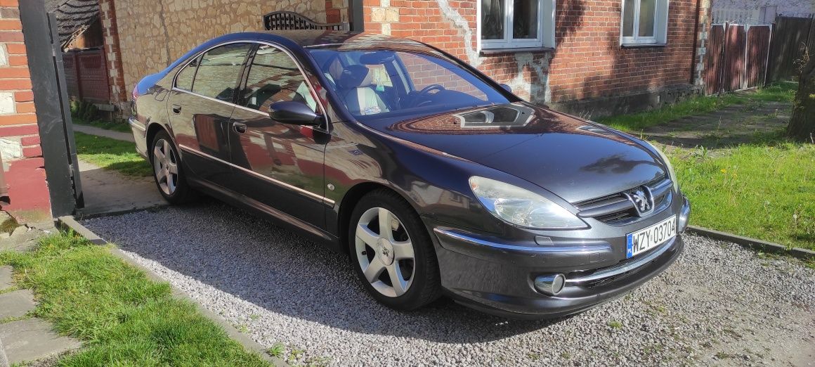 Peugeot 607 2.7 HDi lift alu 17 skóry nawi xsenon full el zamiana !!