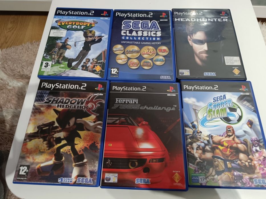 Vários jogos da PS2