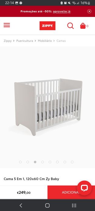 Cama 5 em 1 da zippy