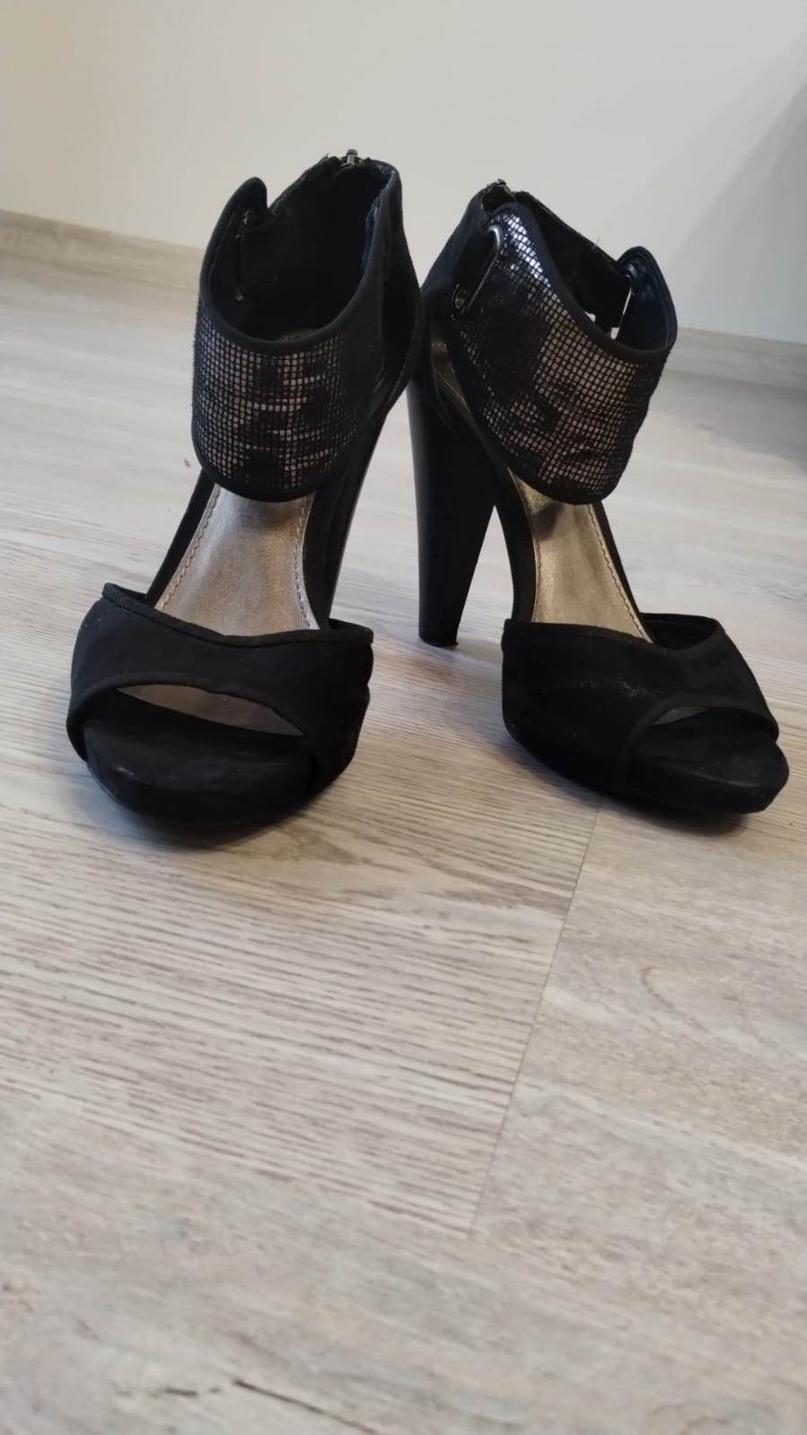 Sandałki  czarne