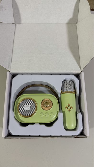 Колонка із мікрофоном Bluetooth ,міні караоке, дитячі ігри, музичні х