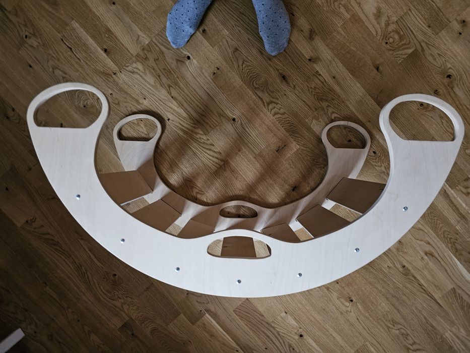 Bujaczek  fotel bujany dla dziecka drabinka 80x40 Montessori