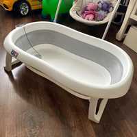 Дитяча ванночка для купання Біло-сіра