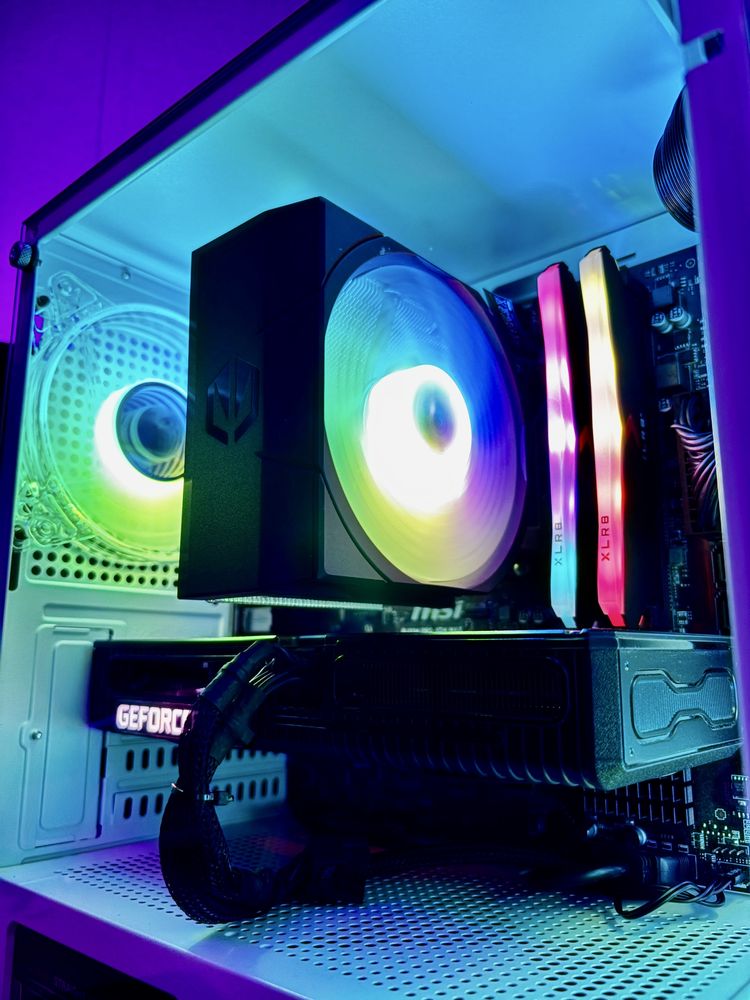 Komputer RTX 3060 12gb / R5 5600 / 16gb rgb 700w argb msi
