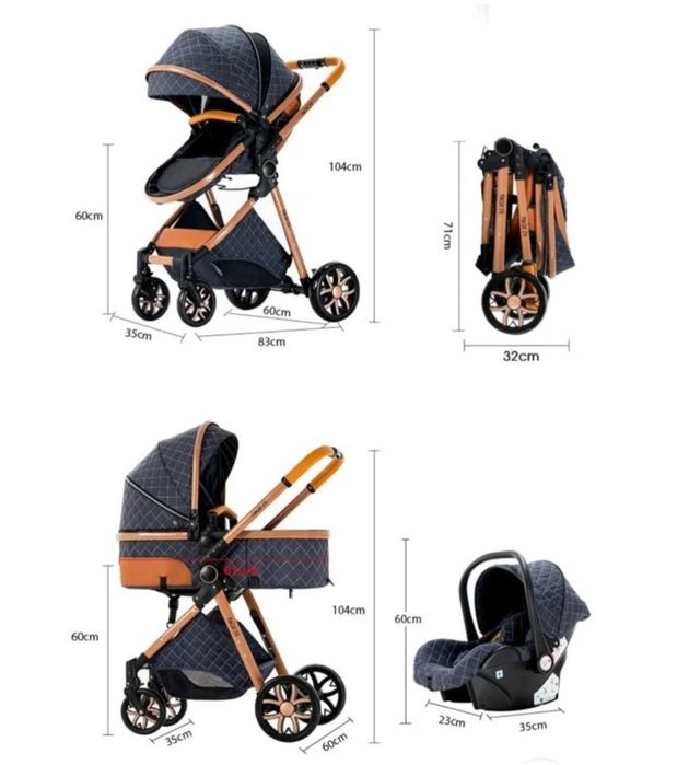 * CARRINHO DE BEBÉ TRIO * 3 em 1 * NOVOS * Oportunidade + Ofertas *