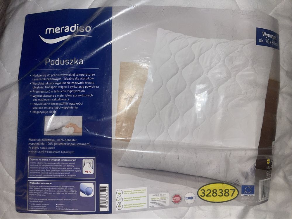 Poduszka Meradiso Lidl 70x80 cm