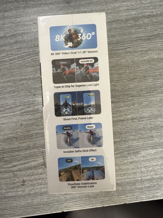 Камера Insta360 X5 8K 360 Action Cam