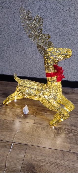 Renifer led świetlny duży XL ozdoby świąteczne Boże Narodzenie