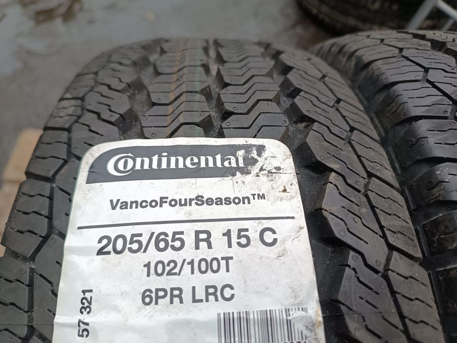 Nowe opony całoroczne 205/65/15C Continental 2017 rok Wzmacniane