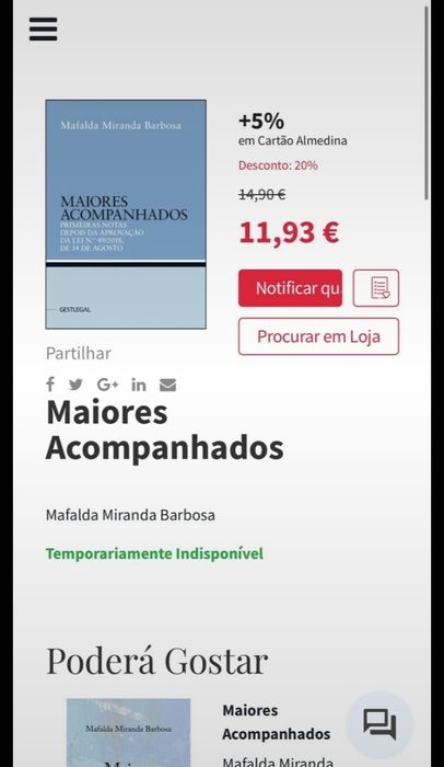 Livro "Maiores Acompanhados - Primeiras Notas"