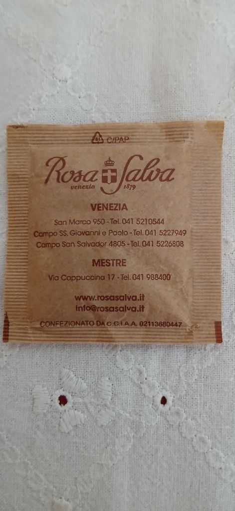 Pacote de açúcar Rosa Salva-Veneza