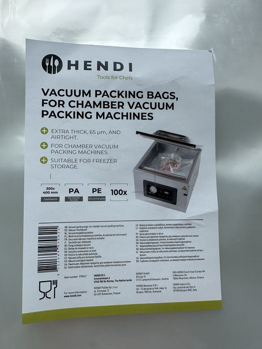 Вакуумні пакети Hendi 30:40