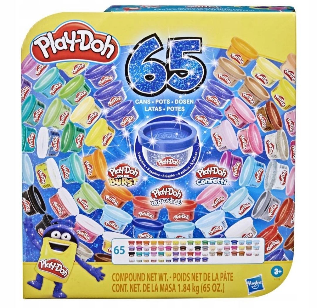 Zestaw ciastoliny Play-Doh F1528 65 elementów