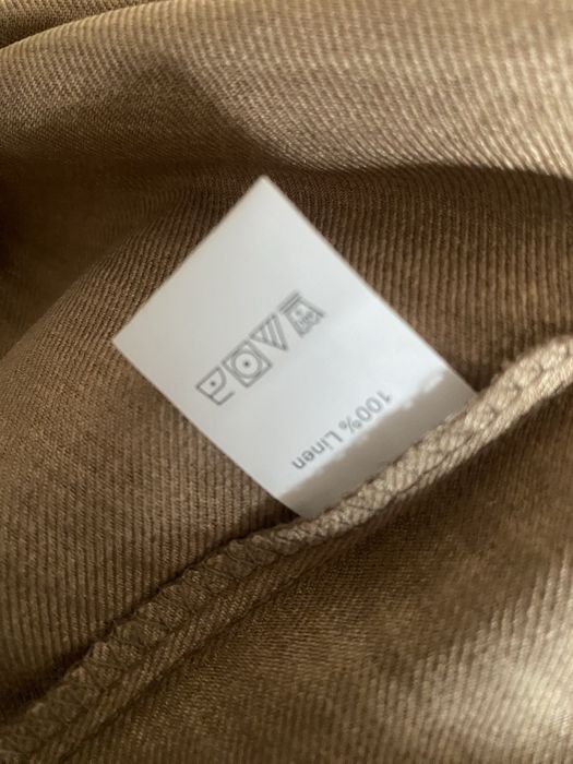 Długa maxi lniana sukienka boho 42/44 sukienka z lnu