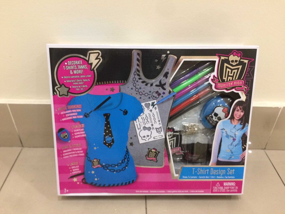 Brinquedo Monster High t-shirt, para menina +7 anos