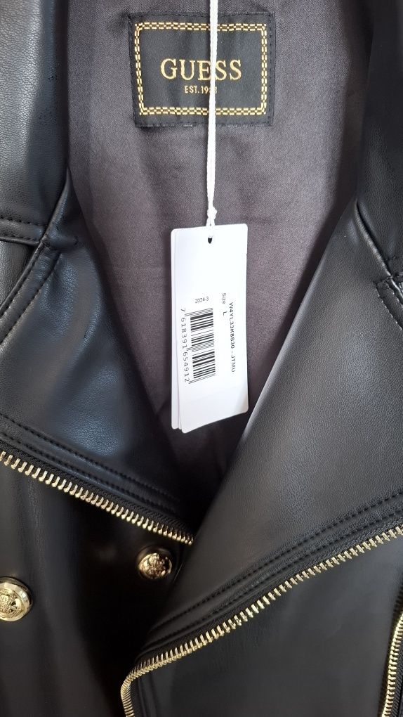 Skórzana kurtka ramoneska guess rozm M L