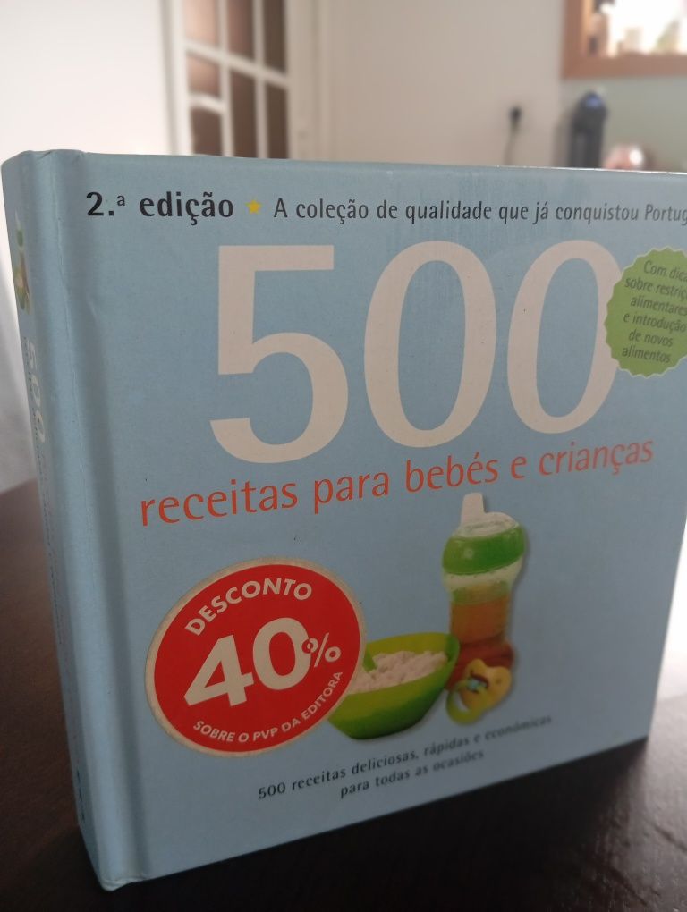 Livro de receitas para bebés