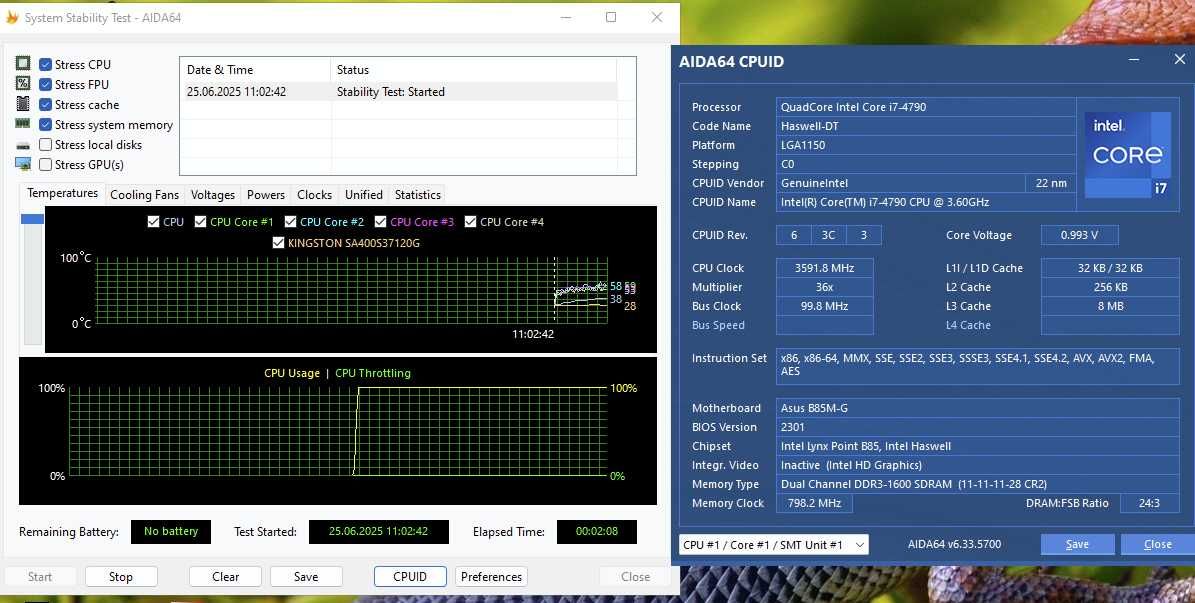 s1150 сет Intel Core i7-4790 4GHz з відео +16GB DDR3 + плата ASUS B85.