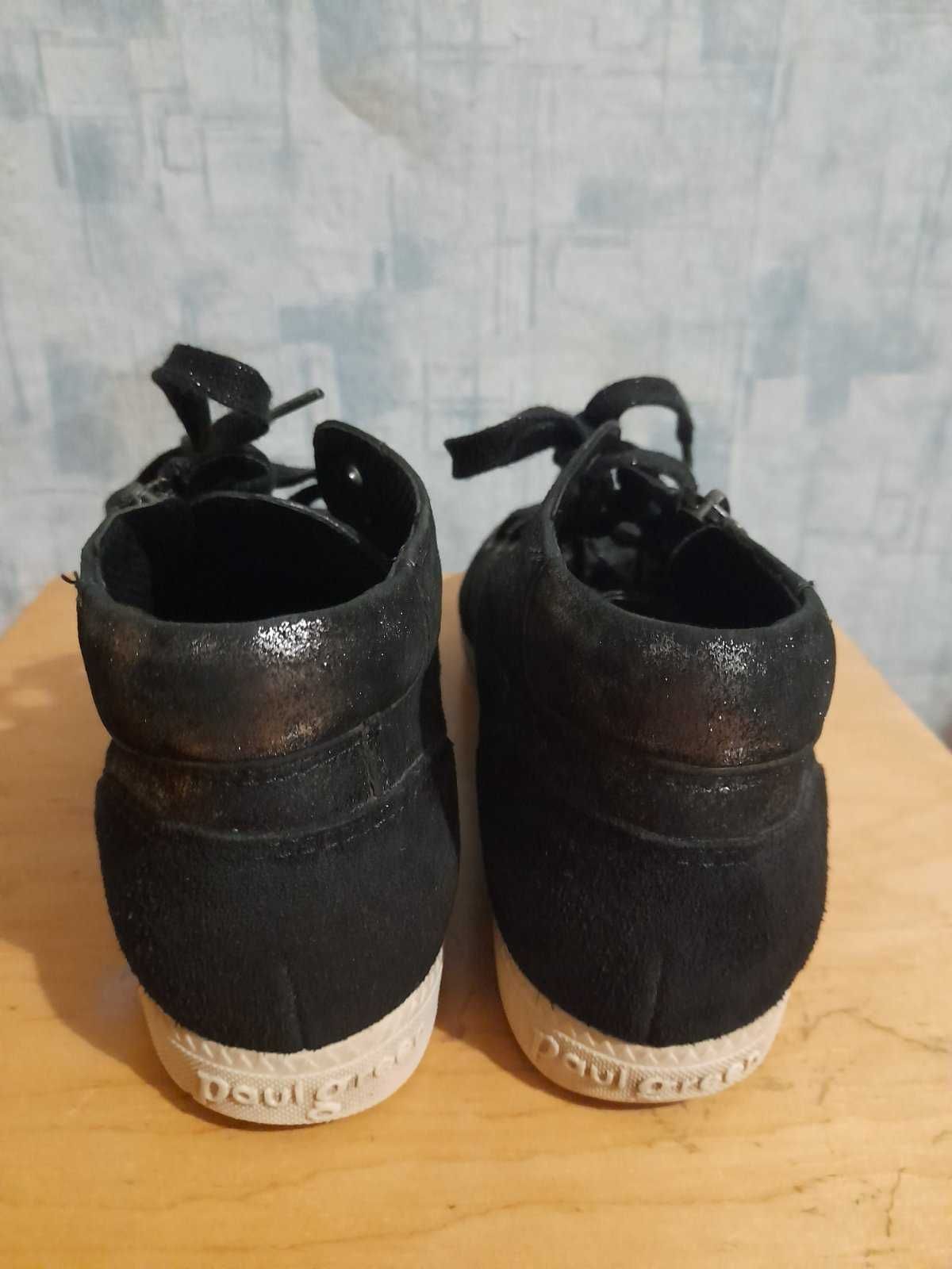 Демісезонні черевички (замша ,шкіра)на шнурівці ,змійці  Австрія  р 37