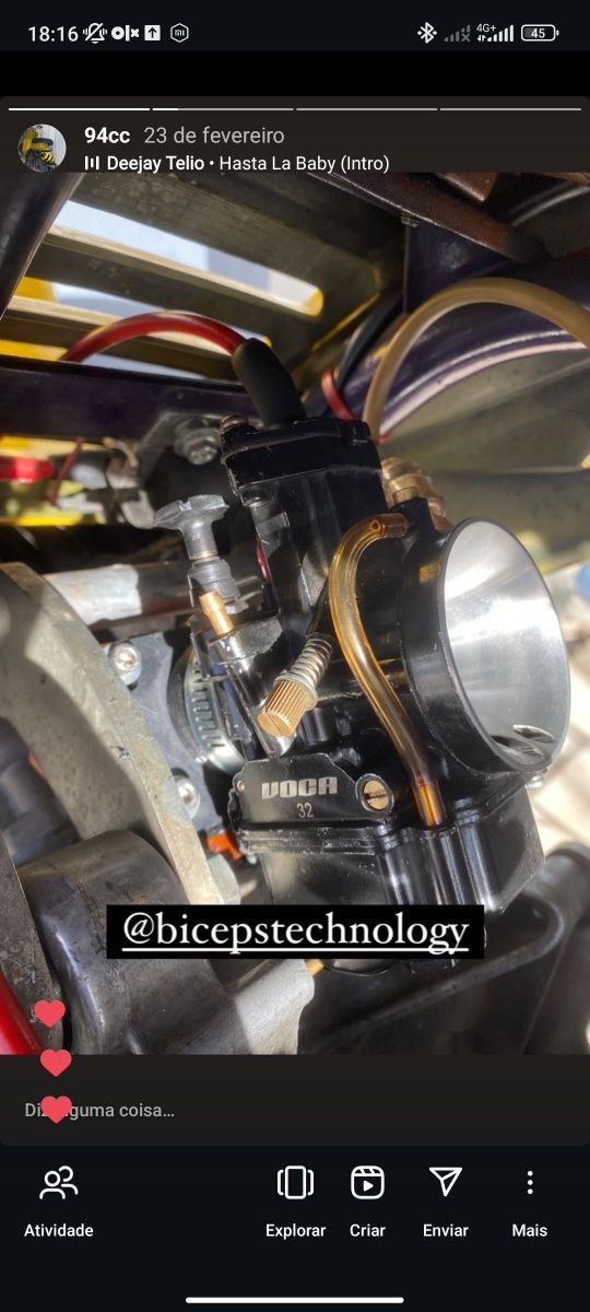 Bws com motor de aerox polini big evo 94cc