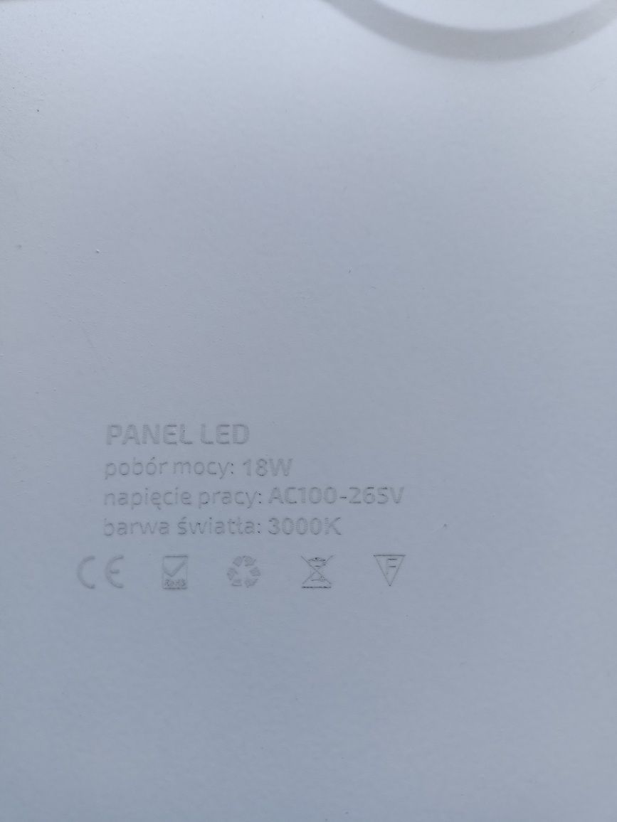 Panel LED sufitowa 18 W