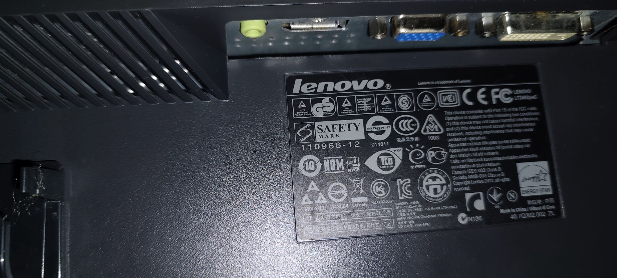 Monitor Lenovo Thinkvision 24