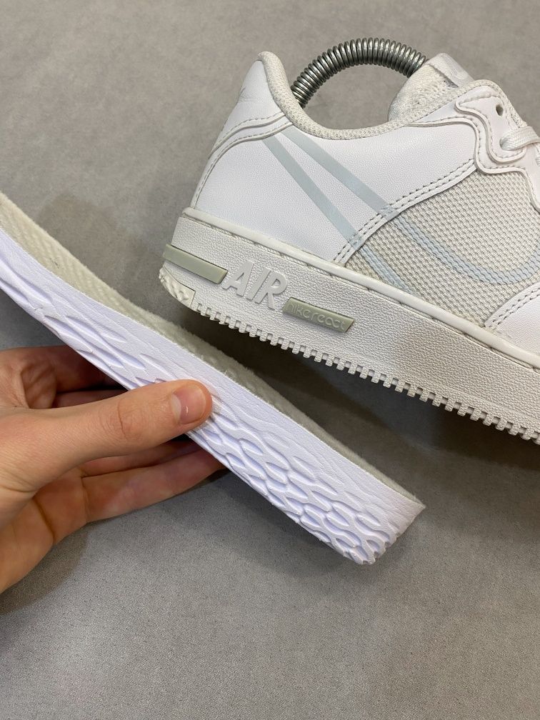 Кросівки Nike Air Force 1 Low React White Pure Platinum
