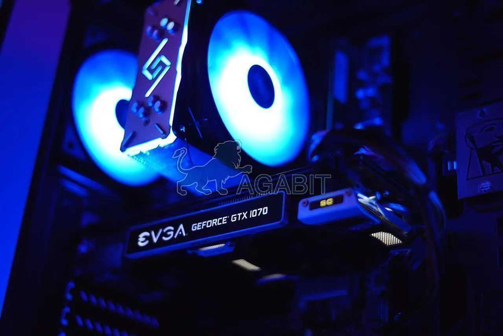 RGB Зореліт! 24ЯДРА+GTX1070 ігровий ПК комп'ютер игровой компьютер i9