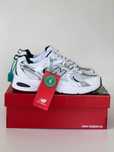 Женские кроссовки New Balance "White-Silver-Navy" 36-40