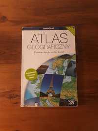 Atlas geograficzny Polska, kontynenty, świat nowa era