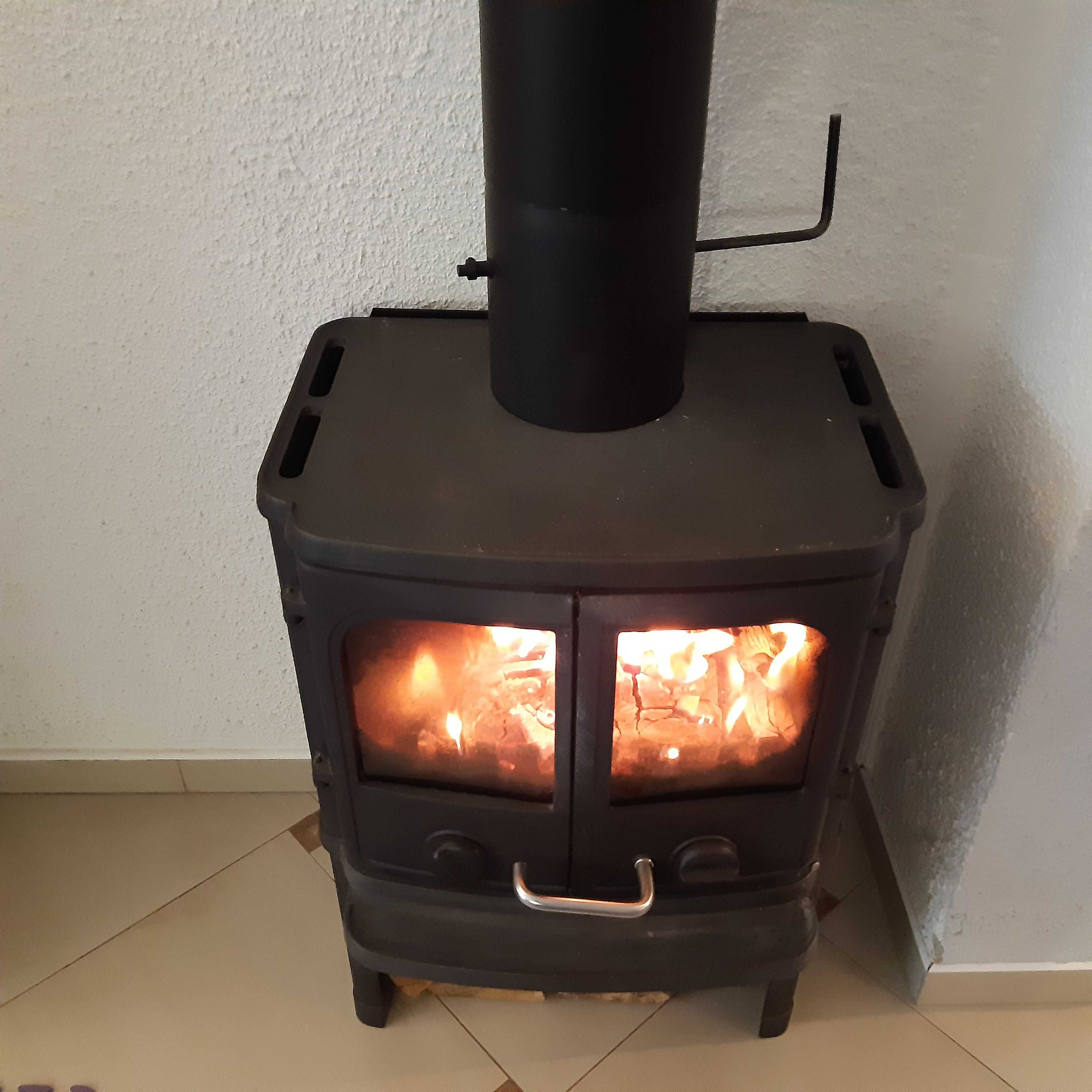 Piec kominek koza kominkowy wolnostojący Morso żeliwny Dunski Rura 180