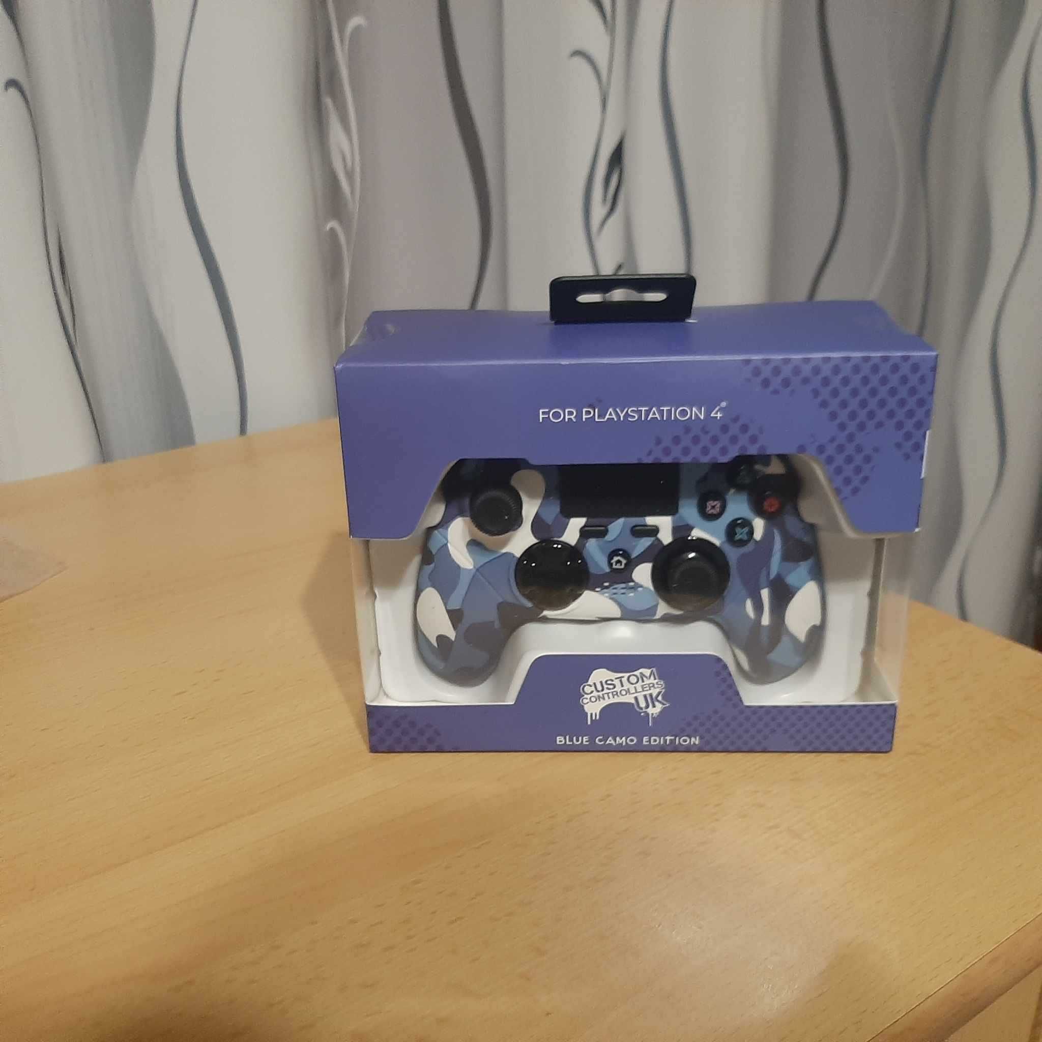 Pad przewodowy do PS4 BLUE CAMO