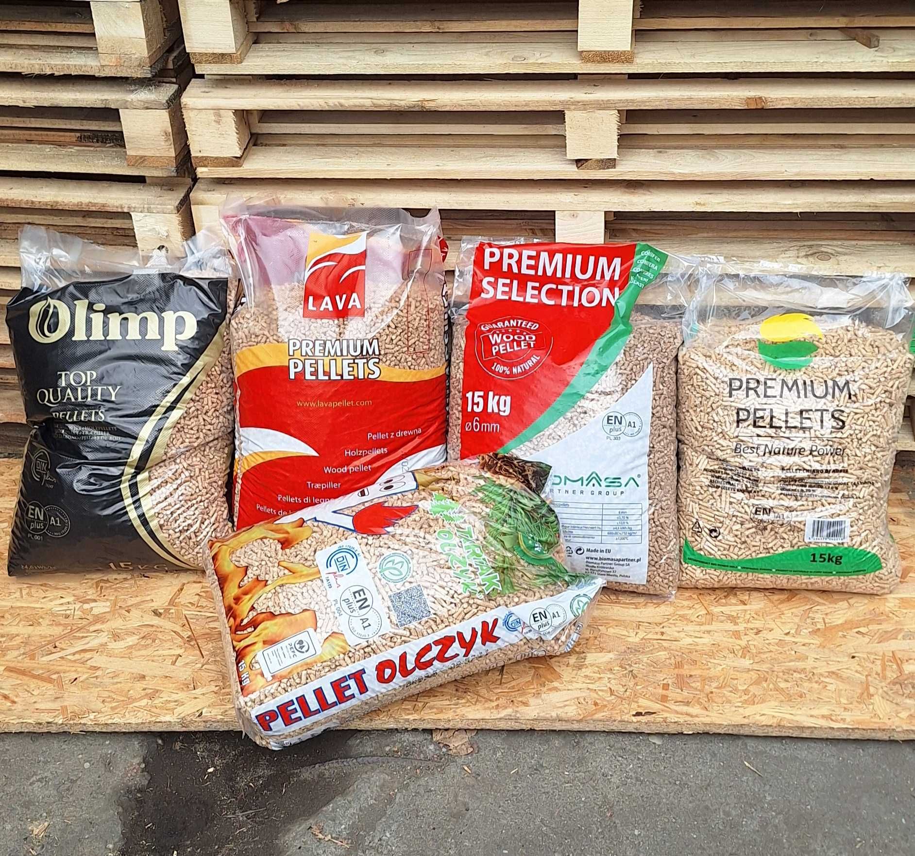 OLCZYK PELLET  15kg  Premum Pelet LAVA Barlinek STRZEGOM