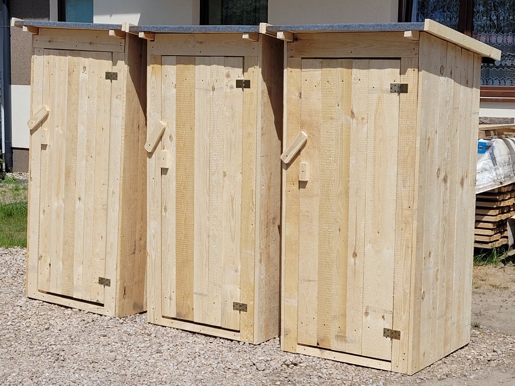 Toaleta drewniana przenośna kibelek wc na budowę