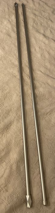 2 karnisze metalowe 150 cm