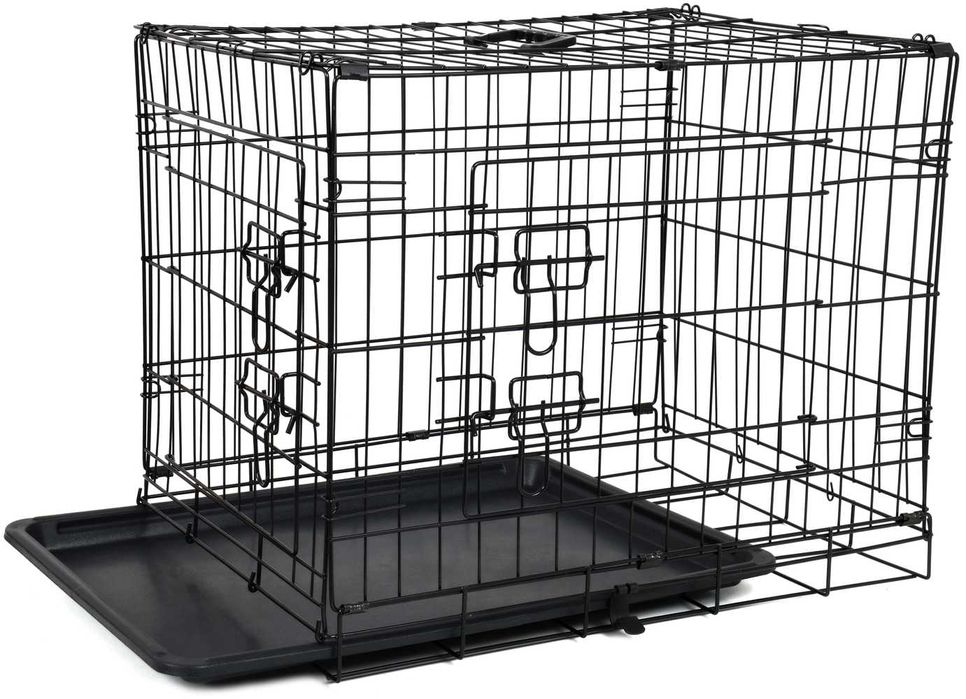 Wielofunkcyjna metalowa klatka - kojec dla psa, kota M/L