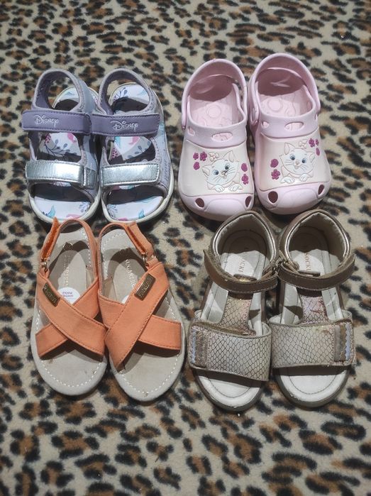 Sandałki dziewczęce zestaw