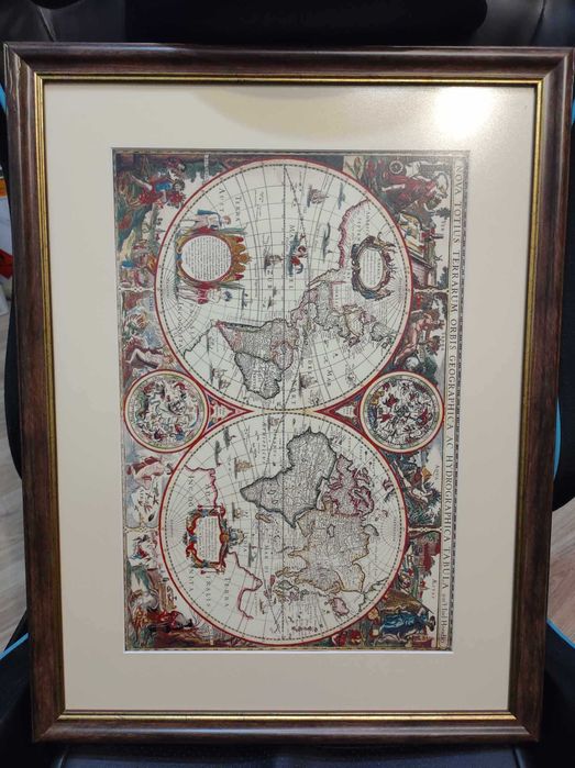 Obraz w drewnianej ramie nova totius 1636