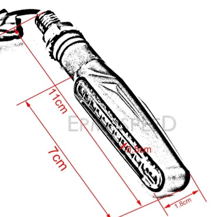 Piscas led para mota