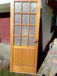 drzwi drewniane używane 85 x 224