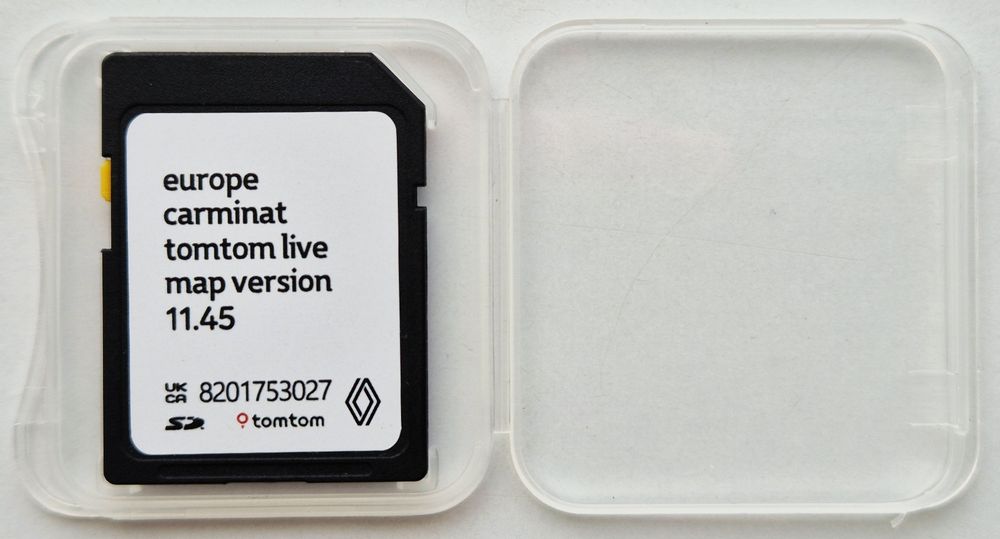 Карти 11.45 2025 Renault Carminat TomTom Live / R-Link Україна+Європа